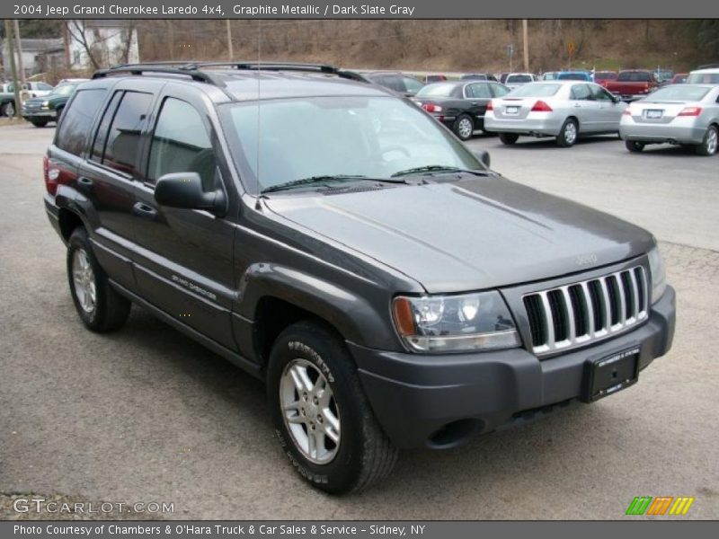 Graphite Metallic / Dark Slate Gray 2004 Jeep Grand Cherokee Laredo 4x4