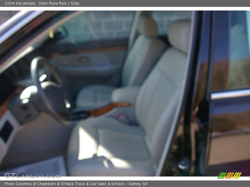 Dark Rose Red / Gray 2004 Kia Amanti