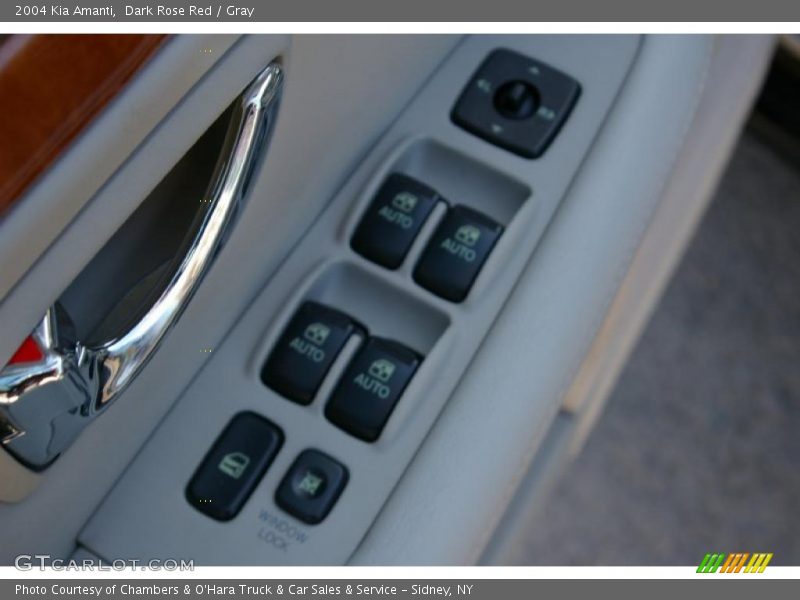 Dark Rose Red / Gray 2004 Kia Amanti