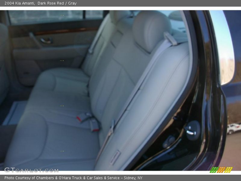 Dark Rose Red / Gray 2004 Kia Amanti
