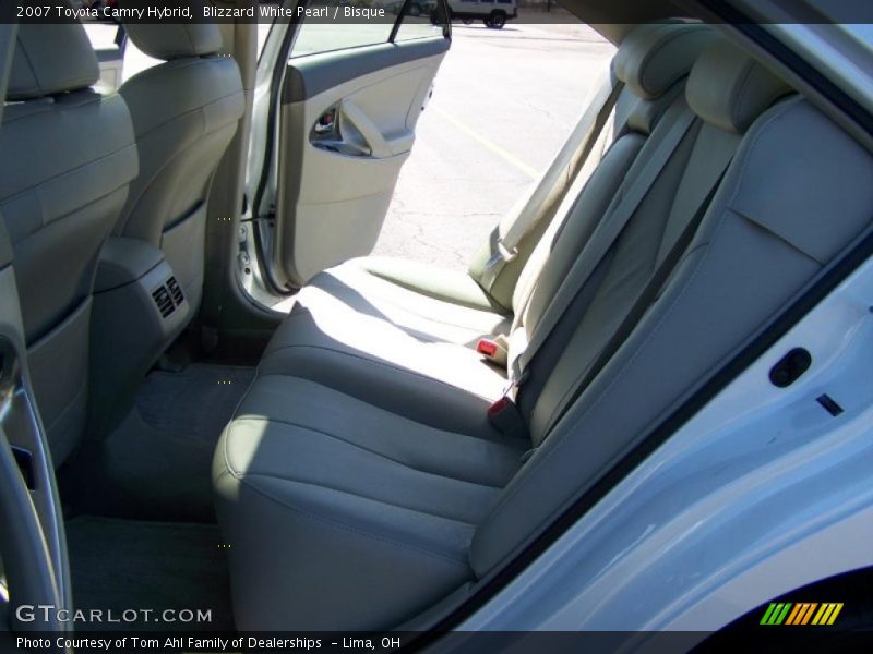 Blizzard White Pearl / Bisque 2007 Toyota Camry Hybrid