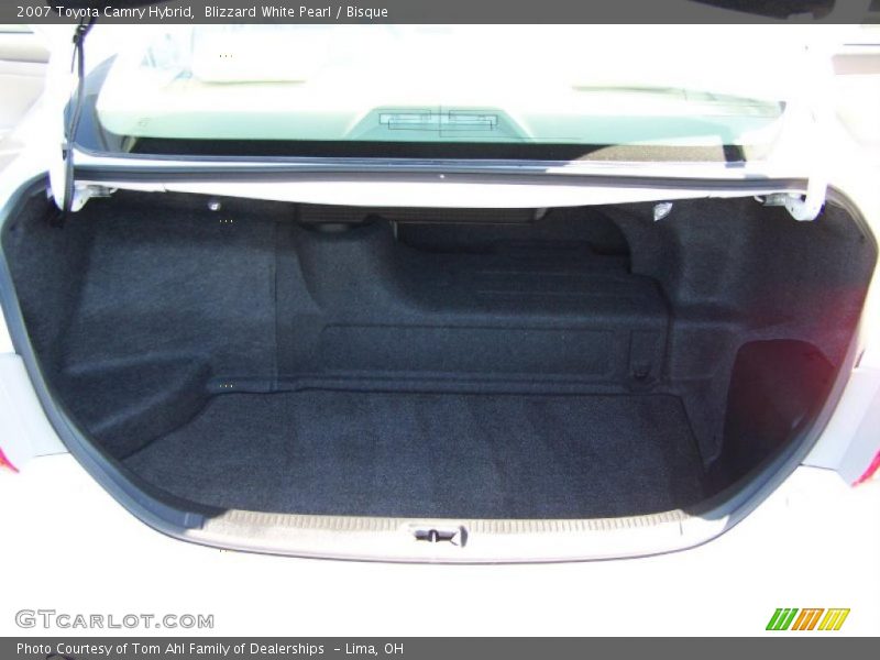 Blizzard White Pearl / Bisque 2007 Toyota Camry Hybrid