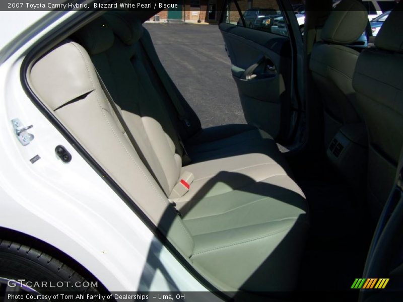 Blizzard White Pearl / Bisque 2007 Toyota Camry Hybrid