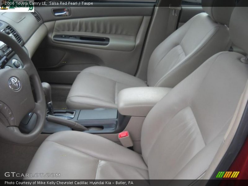Salsa Red Pearl / Taupe 2006 Toyota Camry LE