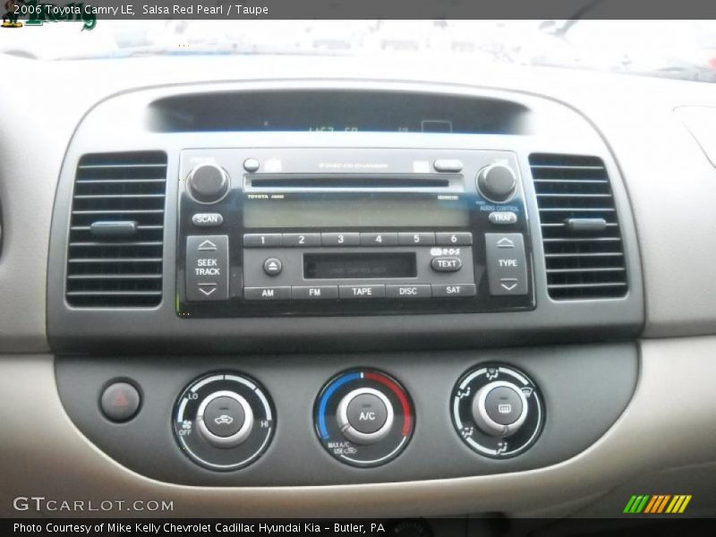 Salsa Red Pearl / Taupe 2006 Toyota Camry LE