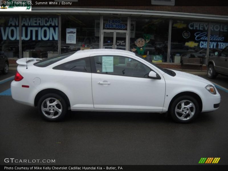 Summit White / Ebony 2007 Pontiac G5