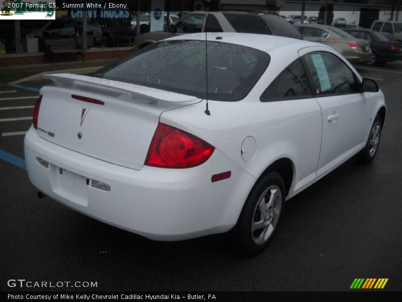Summit White / Ebony 2007 Pontiac G5