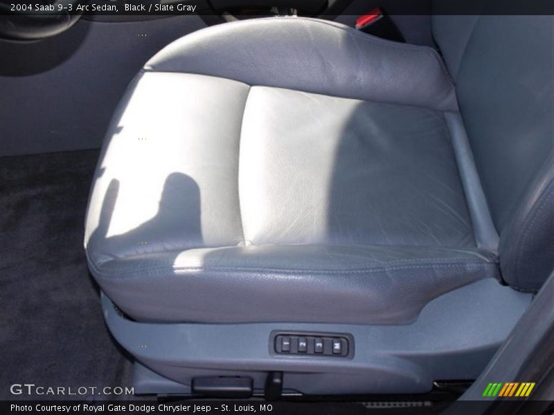 Black / Slate Gray 2004 Saab 9-3 Arc Sedan