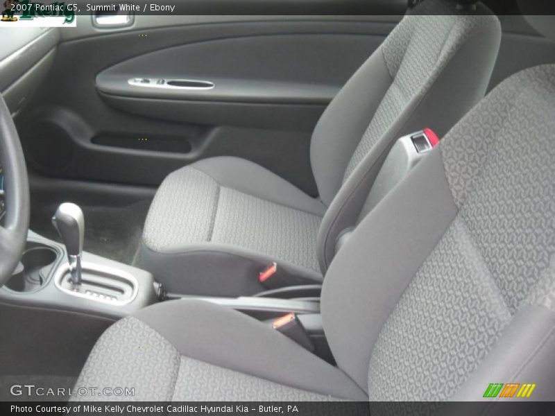 Summit White / Ebony 2007 Pontiac G5