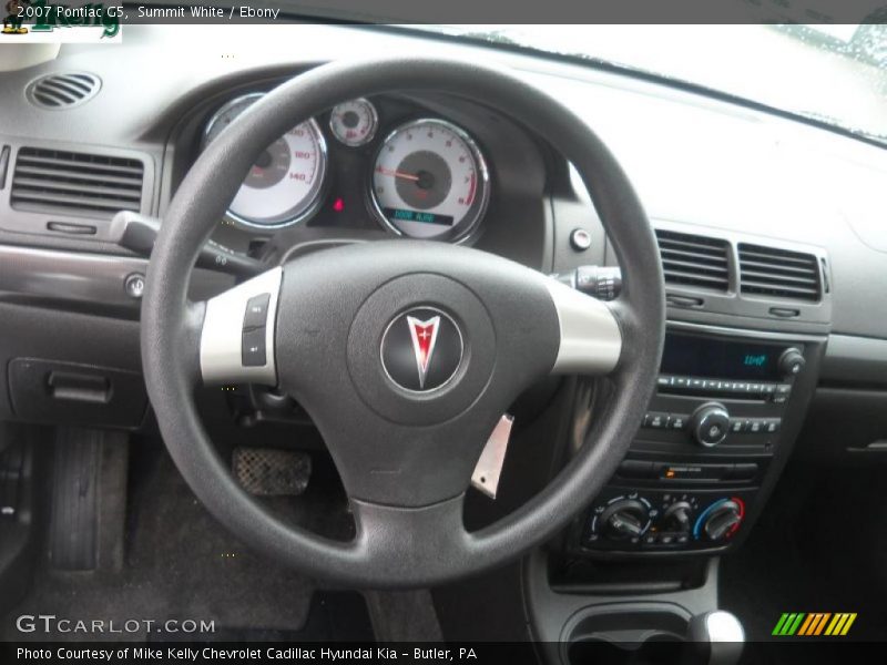 Summit White / Ebony 2007 Pontiac G5