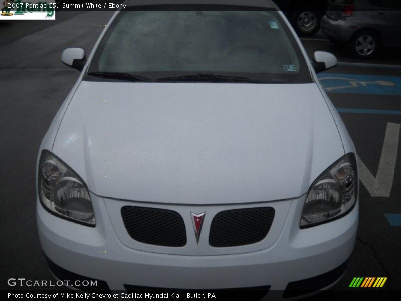 Summit White / Ebony 2007 Pontiac G5