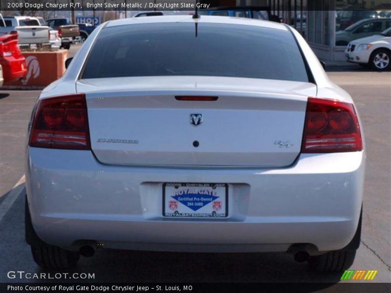 Bright Silver Metallic / Dark/Light Slate Gray 2008 Dodge Charger R/T