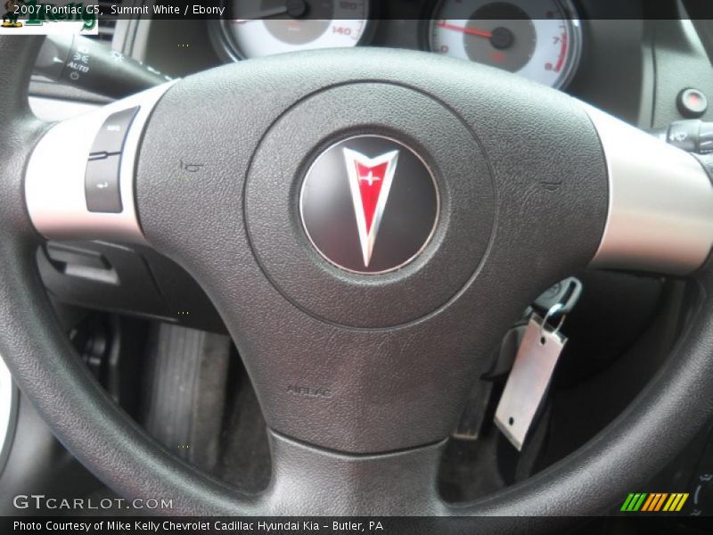 Summit White / Ebony 2007 Pontiac G5