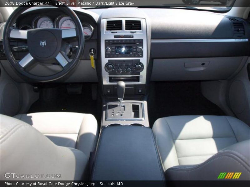 Bright Silver Metallic / Dark/Light Slate Gray 2008 Dodge Charger R/T