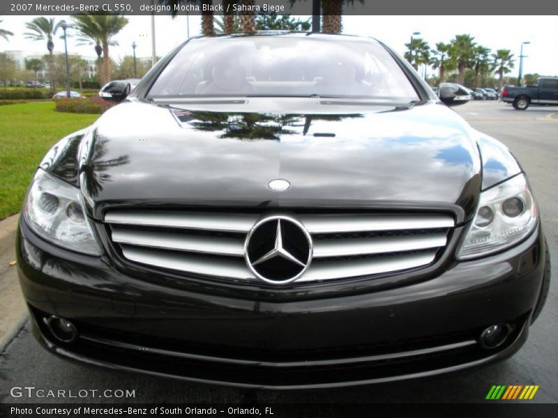 designo Mocha Black / Sahara Biege 2007 Mercedes-Benz CL 550