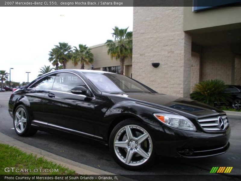 designo Mocha Black / Sahara Biege 2007 Mercedes-Benz CL 550