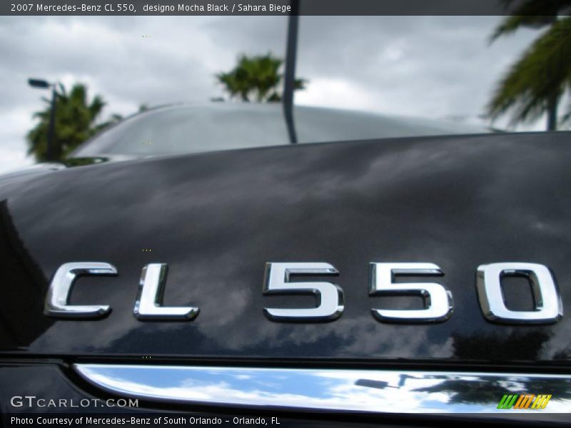 designo Mocha Black / Sahara Biege 2007 Mercedes-Benz CL 550