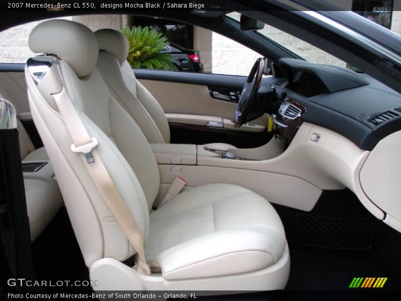 designo Mocha Black / Sahara Biege 2007 Mercedes-Benz CL 550