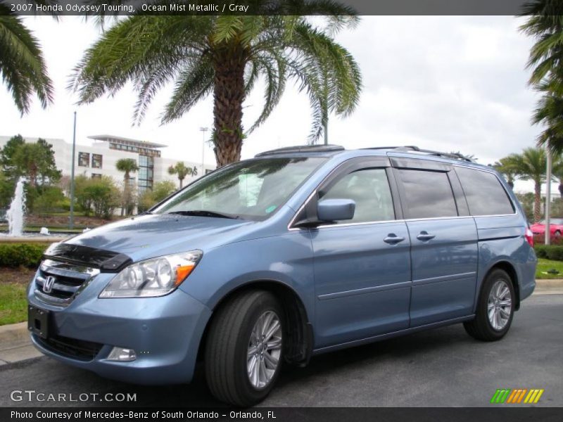 Ocean Mist Metallic / Gray 2007 Honda Odyssey Touring