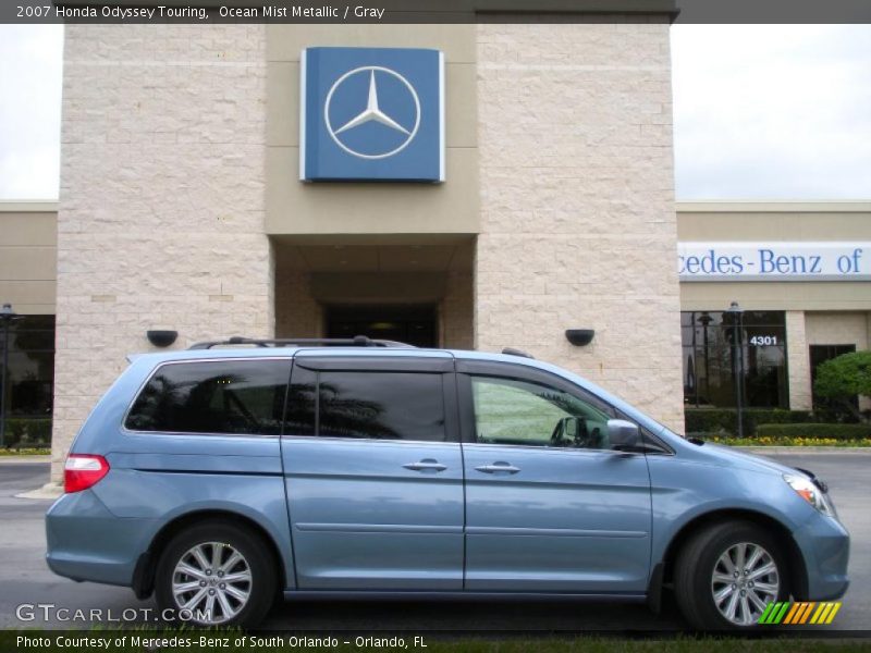 Ocean Mist Metallic / Gray 2007 Honda Odyssey Touring