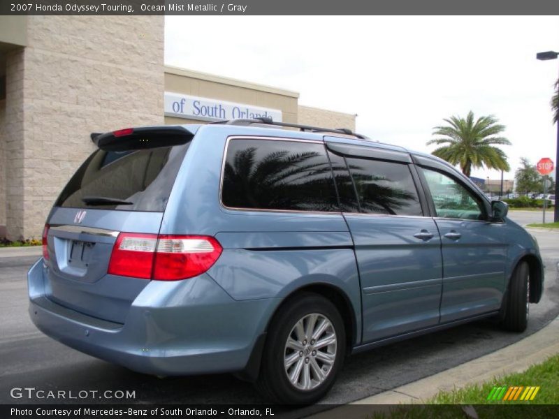 Ocean Mist Metallic / Gray 2007 Honda Odyssey Touring