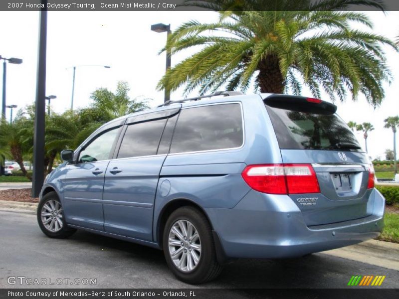 Ocean Mist Metallic / Gray 2007 Honda Odyssey Touring