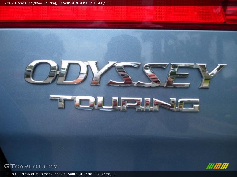 Ocean Mist Metallic / Gray 2007 Honda Odyssey Touring