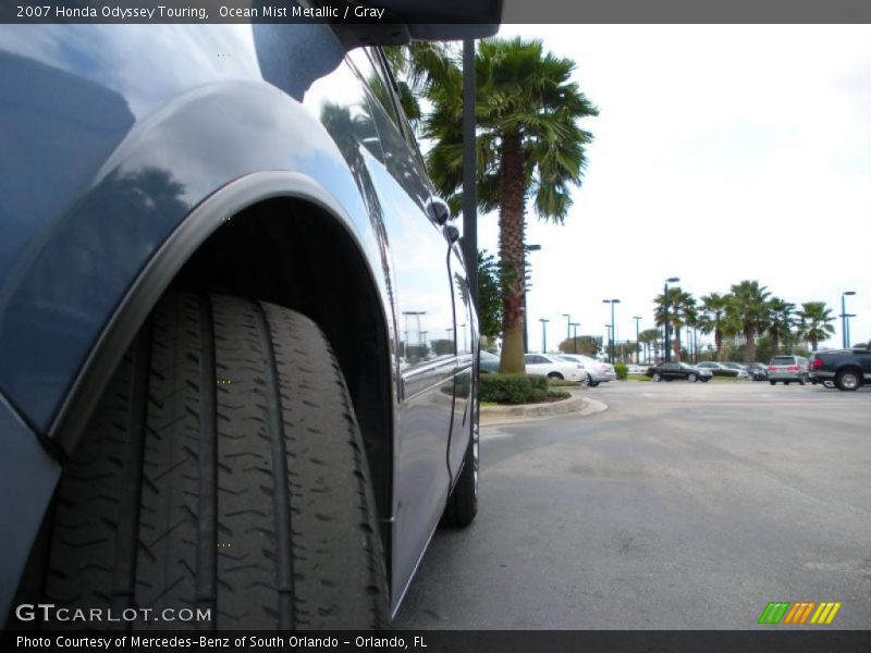 Ocean Mist Metallic / Gray 2007 Honda Odyssey Touring