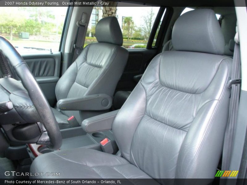 Ocean Mist Metallic / Gray 2007 Honda Odyssey Touring