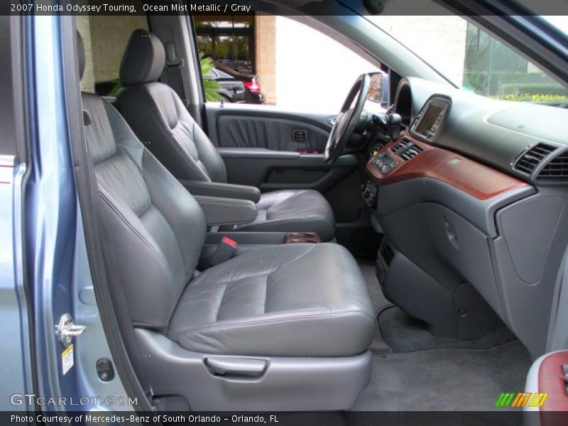 Ocean Mist Metallic / Gray 2007 Honda Odyssey Touring