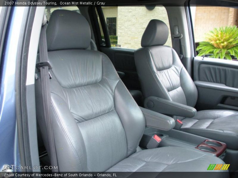 Ocean Mist Metallic / Gray 2007 Honda Odyssey Touring