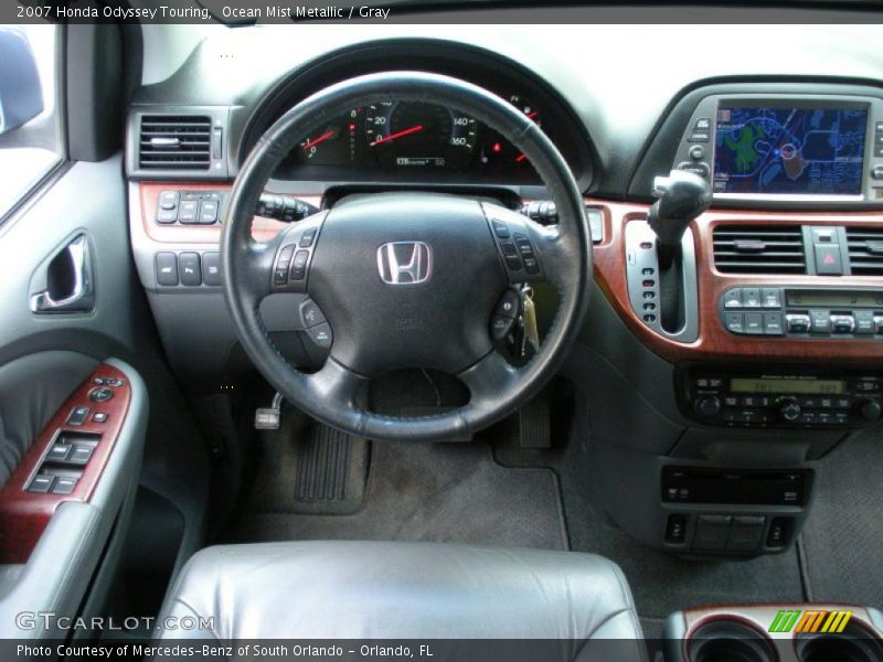 Ocean Mist Metallic / Gray 2007 Honda Odyssey Touring