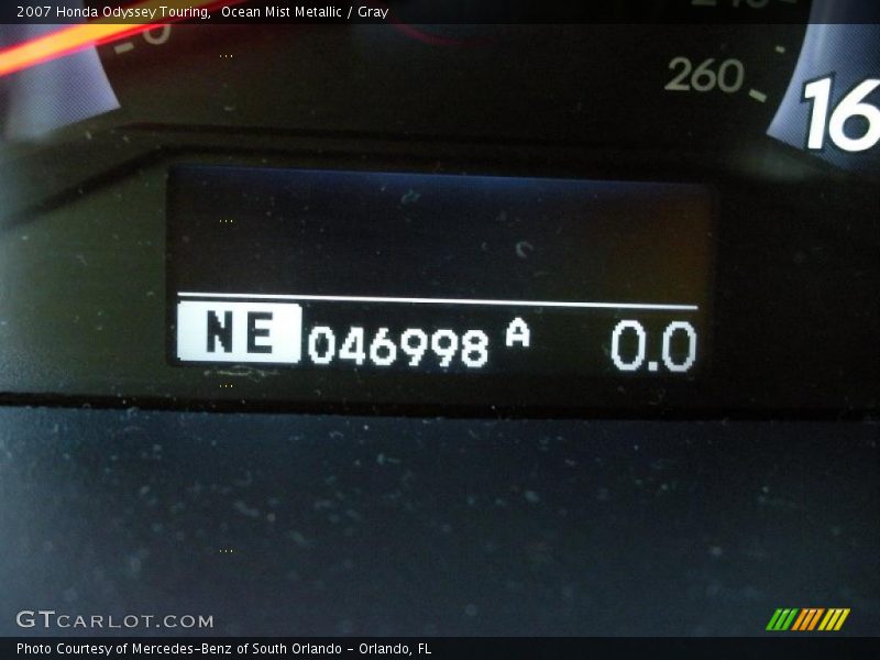 Ocean Mist Metallic / Gray 2007 Honda Odyssey Touring
