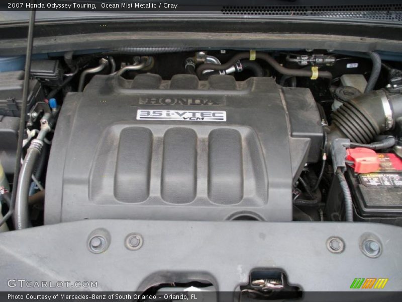 Ocean Mist Metallic / Gray 2007 Honda Odyssey Touring