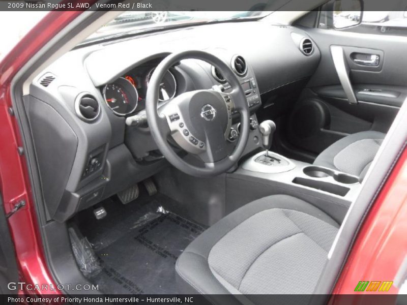 Venom Red / Black 2009 Nissan Rogue SL AWD