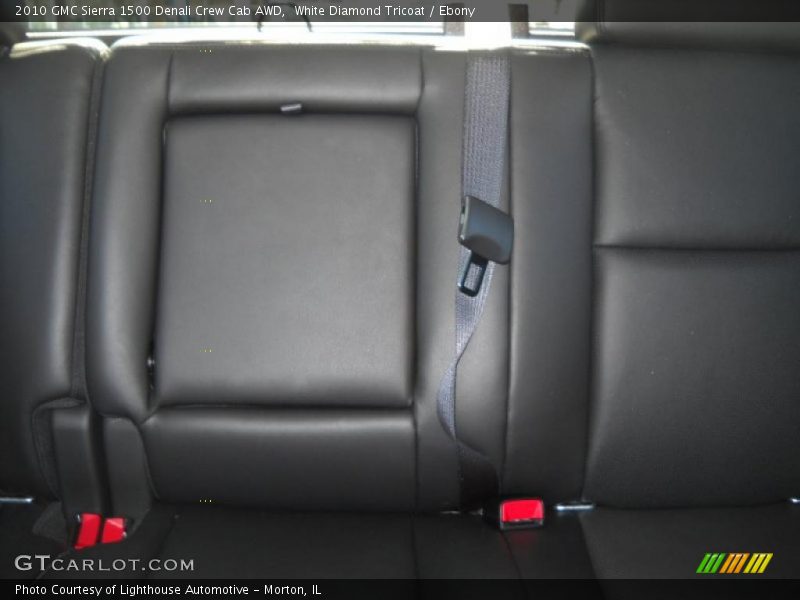 White Diamond Tricoat / Ebony 2010 GMC Sierra 1500 Denali Crew Cab AWD