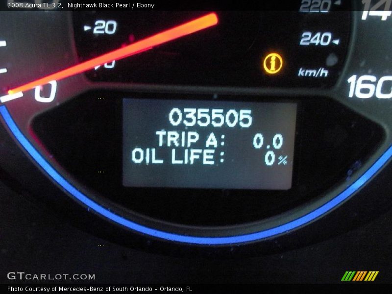 Nighthawk Black Pearl / Ebony 2008 Acura TL 3.2