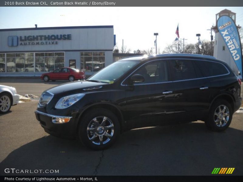 Carbon Black Metallic / Ebony/Ebony 2010 Buick Enclave CXL