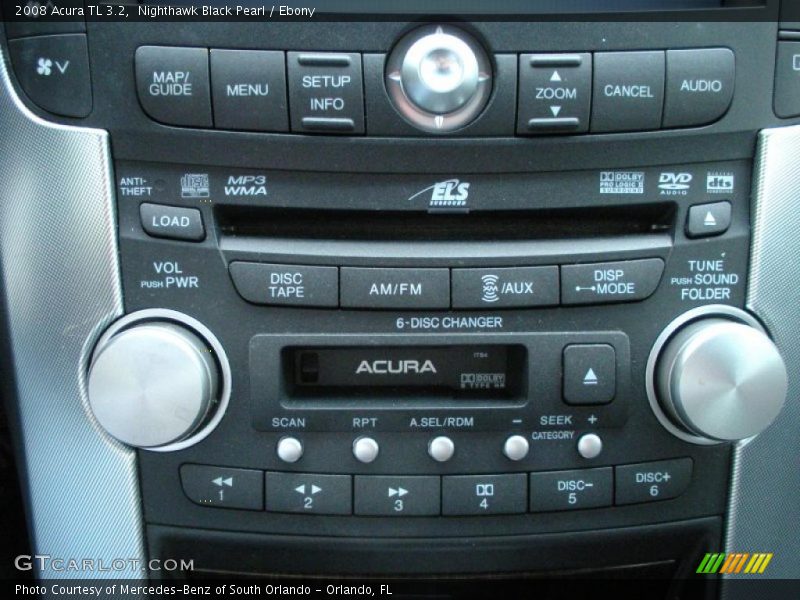 Nighthawk Black Pearl / Ebony 2008 Acura TL 3.2