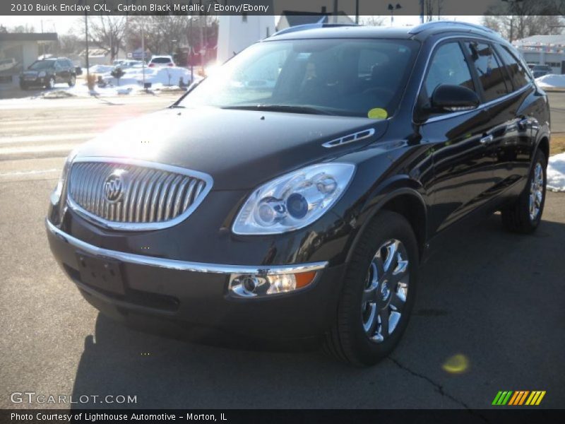 Carbon Black Metallic / Ebony/Ebony 2010 Buick Enclave CXL