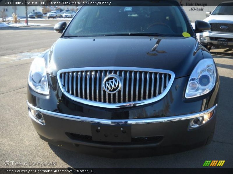 Carbon Black Metallic / Ebony/Ebony 2010 Buick Enclave CXL