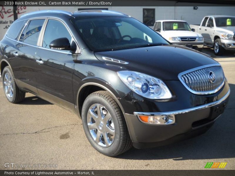 Carbon Black Metallic / Ebony/Ebony 2010 Buick Enclave CXL