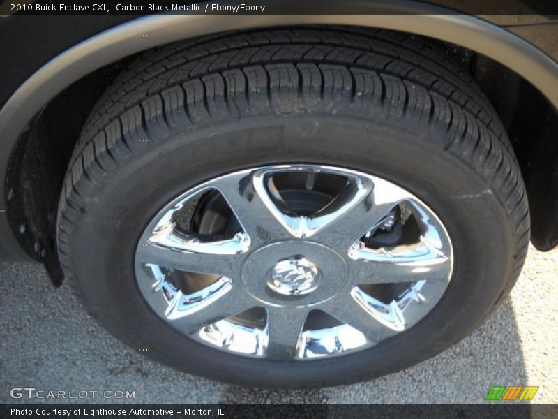 Carbon Black Metallic / Ebony/Ebony 2010 Buick Enclave CXL