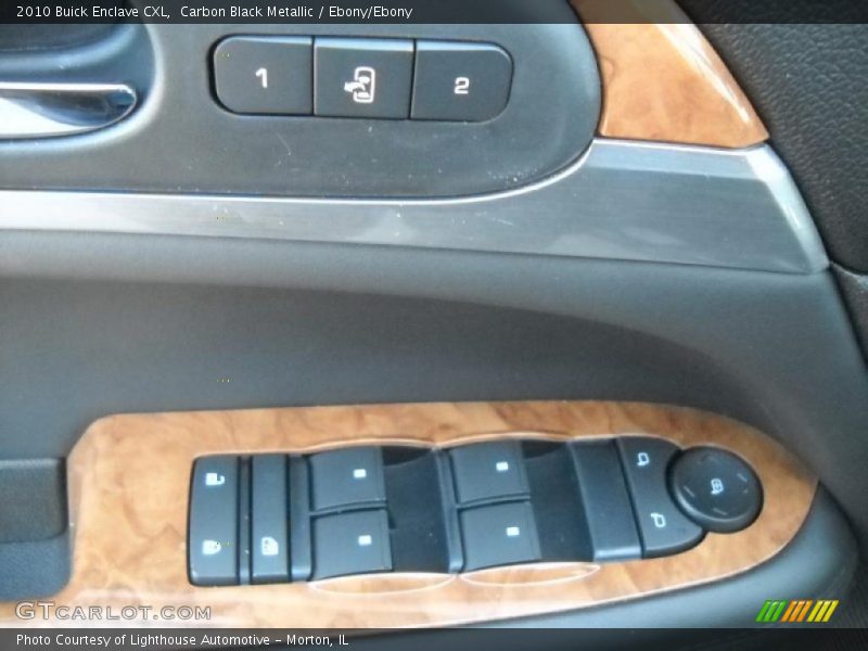 Carbon Black Metallic / Ebony/Ebony 2010 Buick Enclave CXL