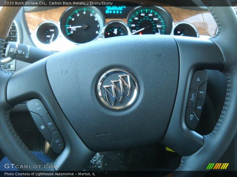 Carbon Black Metallic / Ebony/Ebony 2010 Buick Enclave CXL