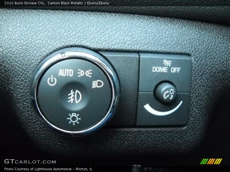 Carbon Black Metallic / Ebony/Ebony 2010 Buick Enclave CXL
