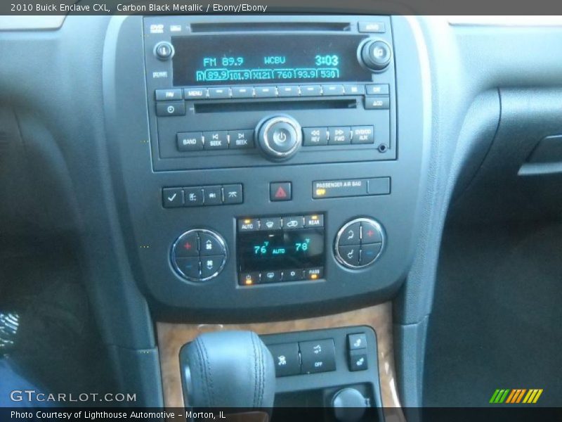 Carbon Black Metallic / Ebony/Ebony 2010 Buick Enclave CXL