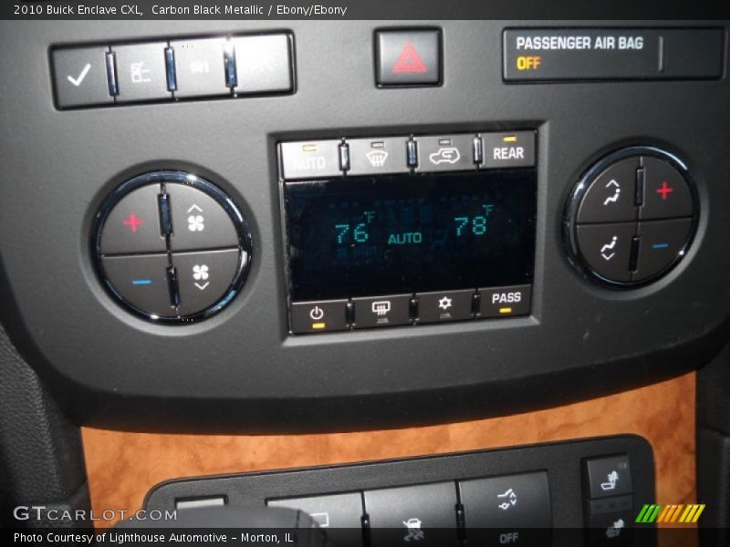 Carbon Black Metallic / Ebony/Ebony 2010 Buick Enclave CXL