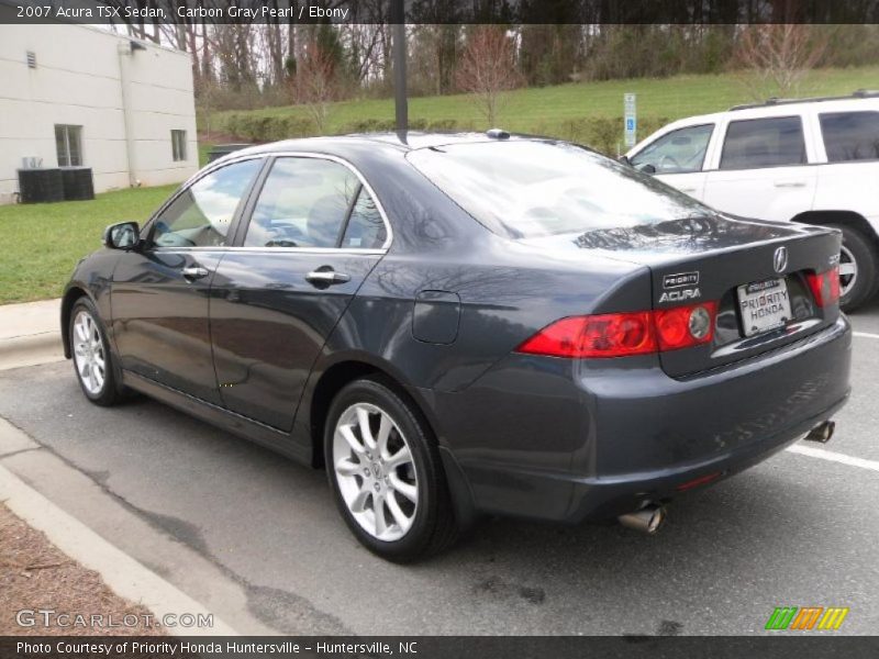 Carbon Gray Pearl / Ebony 2007 Acura TSX Sedan