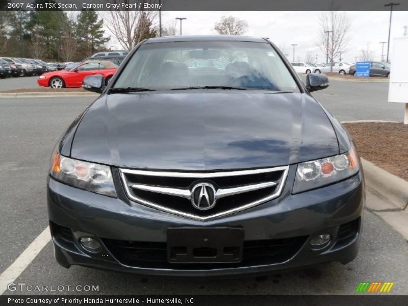 Carbon Gray Pearl / Ebony 2007 Acura TSX Sedan